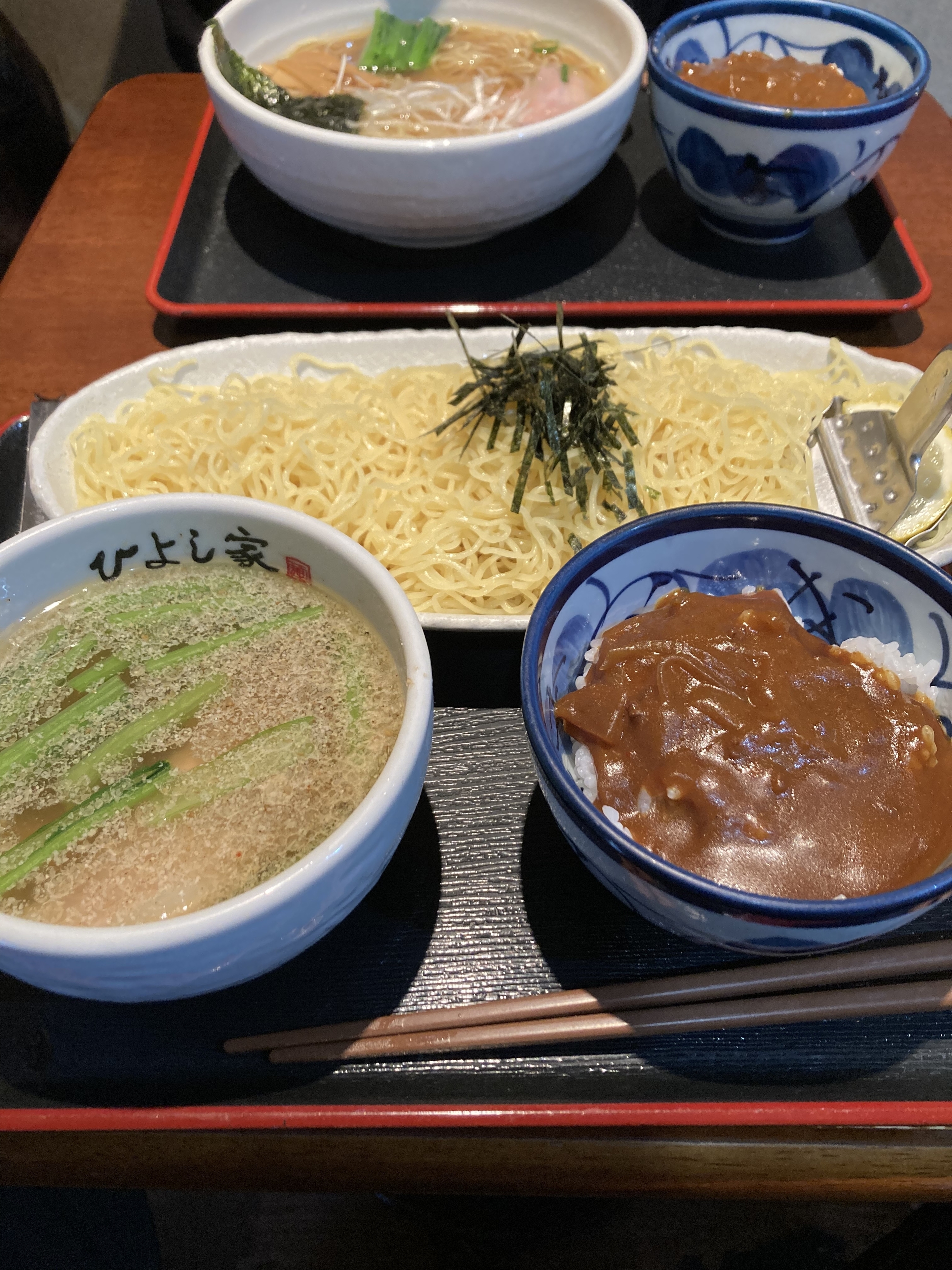 ひよし家　塩つけ麺特盛