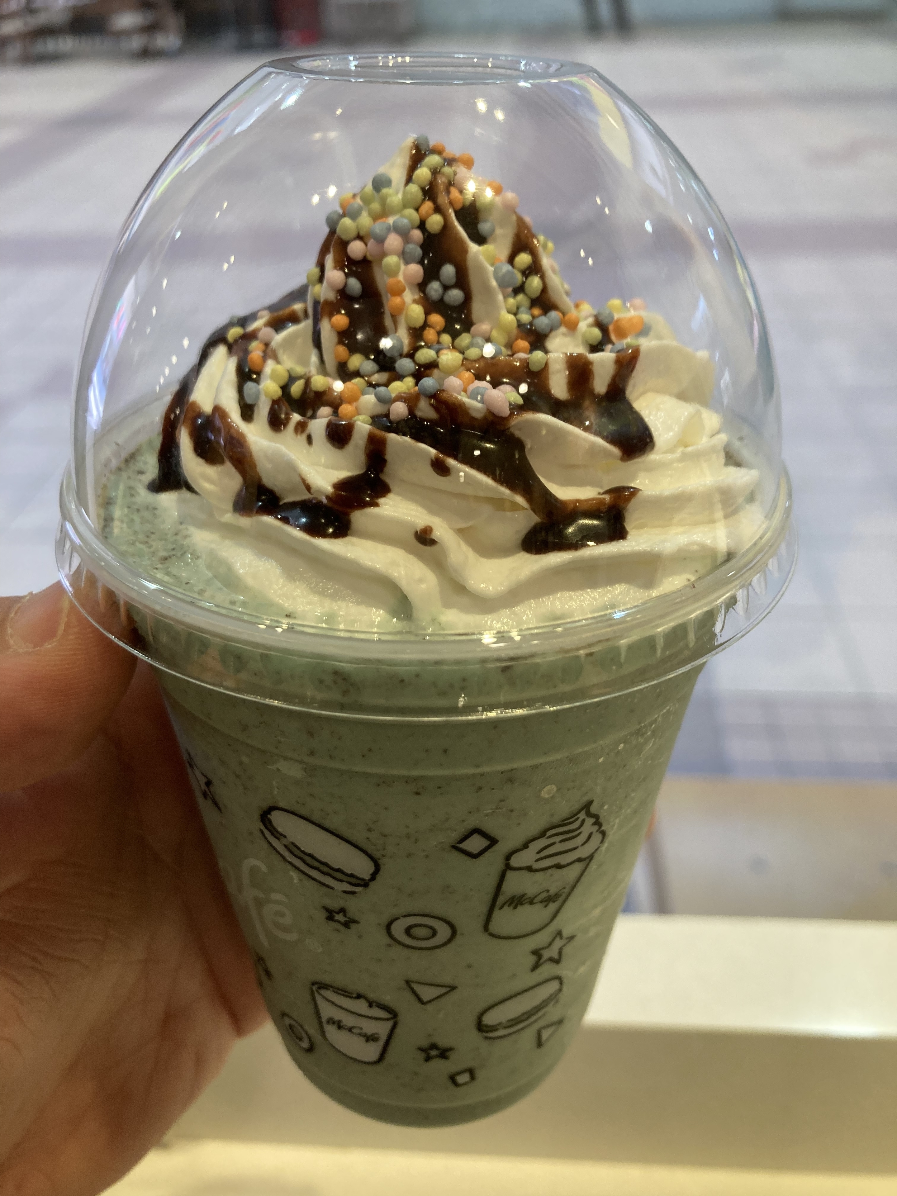 チョコミントフラッペ